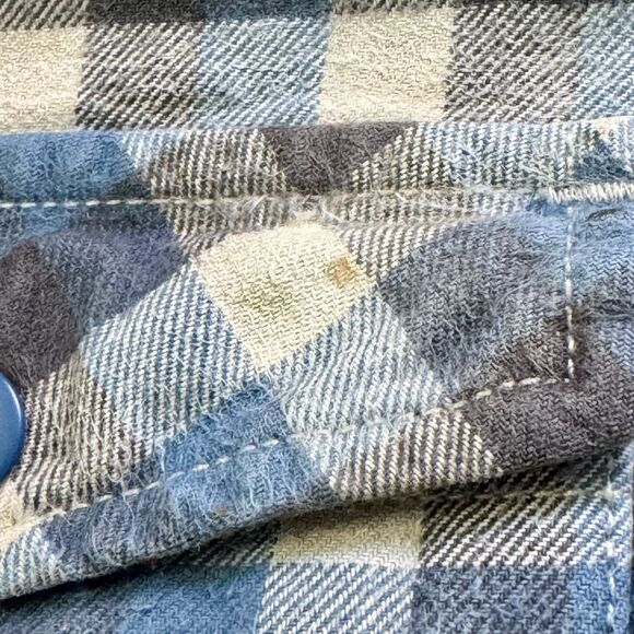 Howler Bros Heavy Flannel Shirt Plaid Stockman Metal Snaps Western Size S READ - Picture 12 of 12